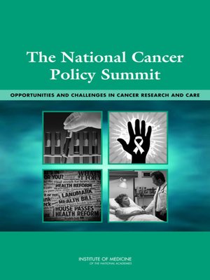 cover image of The National Cancer Policy Summit